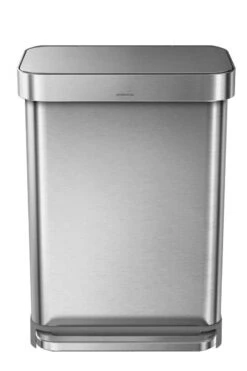 Simplehuman Rectangular - Prullenbak - 55 Liter Inhoud - Met Soft Close Deksel - RVS -Mepal shop 800x1200 29