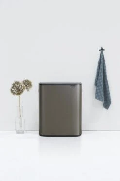 Brabantia Bo Touch Bin Prullenbak - 2 X 30 L - Platinum -Mepal shop 800x1200 57