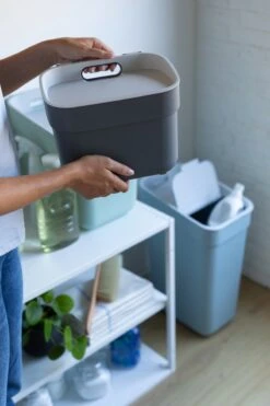 Curver Ready To Collect Prullenbak - GFT - 5L - Donkergrijs -Mepal shop 800x1200 64