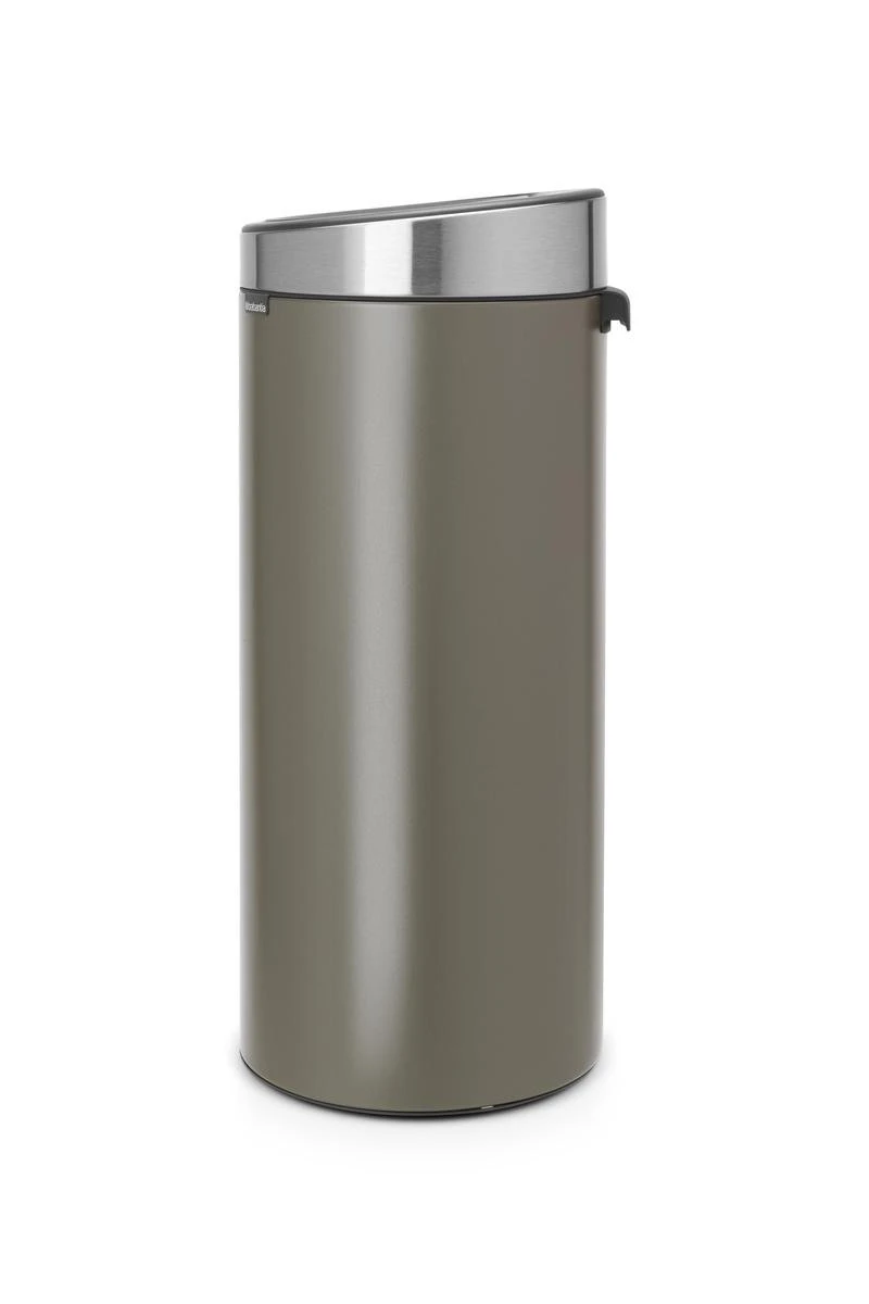 Brabantia Touch Bin Prullenbak - 30 L - Platinum / Matt Steel Fingerprint Proof Deksel 6 Brabantia Touch Bin Prullenbak - 30 L - Platinum / Matt Steel Fingerprint Proof Deksel - Afbeelding 4