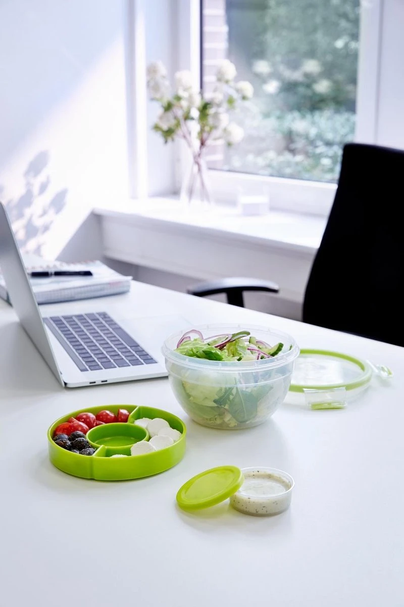 Tefal Masterseal To Go Saladebox XL - 2,6L - Met Inlays 5 Tefal Masterseal To Go Saladebox XL - 2,6L - Met Inlays - Afbeelding 3