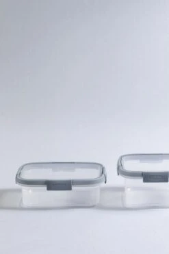 Curver Smart Fresh Eco Vershoudbakje Met Deksel - Rechthoekig - 1L - Transparant/Smokey Grey -Mepal shop 800x1200 94