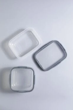 Curver Smart Fresh Eco Vershoudbakje Met Deksel - Rechthoekig - 1,2L - Transparant/Smokey Grey -Mepal shop 800x1200 95