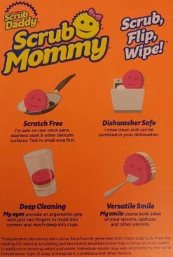Scrub Daddy - Scrub Mommy Spons Krasvrij Dubbelzijdig Paars 15 Scrub Daddy - Scrub Mommy Spons Krasvrij Dubbelzijdig Paars -Mepal shop 806x1200