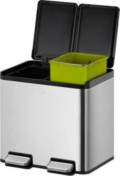 EKO Essential Splitted Prullenbak - 2x 10 L - Mat RVS -Mepal shop 819x1200 4