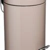 5Five - Prullenbak/pedaalemmer Taupe Metaal 3 Liter - 17 X 25 Cm - Voor Badkamer En Toilet -Mepal shop 835x1200