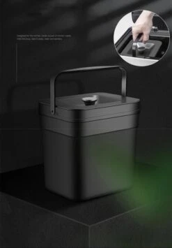 4cookz® Smart Waste Grey Prullenbak Afvalscheiding Met Sensor 72 Liter -Mepal shop 836x1200 4