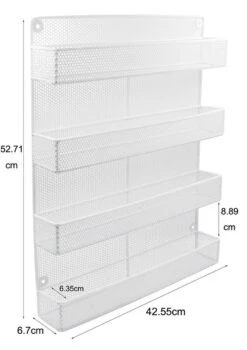 QUVIO Groot Kruidenrek - Staal - Wit - Ophangbaar - Voor 32 Kruidenpotjes - 4 Laags 11 QUVIO Groot Kruidenrek - Staal - Wit - Ophangbaar - Voor 32 Kruidenpotjes - 4 Laags -Mepal shop 848x1200 9