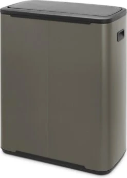 Brabantia Bo Touch Bin Prullenbak - 2 X 30 L - Platinum -Mepal shop 853x1200 3