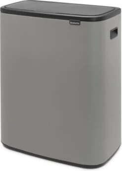 Brabantia Bo Touch Bin Prullenbak - 2 X 30 L - Mineral Concrete Grey 26 Brabantia Bo Touch Bin Prullenbak - 2 X 30 L - Mineral Concrete Grey -Mepal shop 855x1200 1