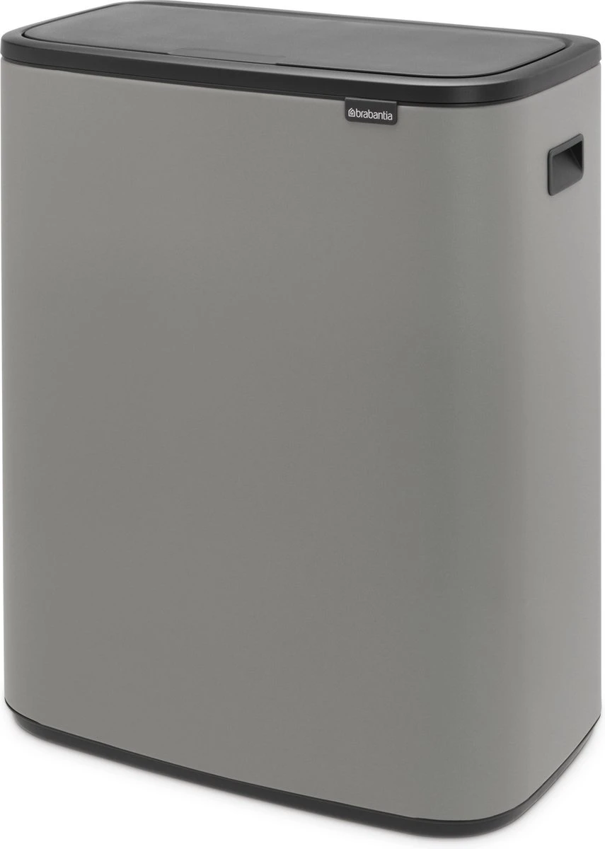 Brabantia Bo Touch Bin Prullenbak - 2 X 30 L - Mineral Concrete Grey 11 Brabantia Bo Touch Bin Prullenbak - 2 X 30 L - Mineral Concrete Grey - Afbeelding 9