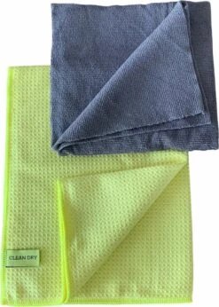 Merkloos Ramenset Raamdoeken Microvezel Glasdoeken Droogdoek Ramen Clean Dry Geel/Grijs -Mepal shop 857x1200 1