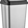 Merkloos Zilver/zwarte Vuilnisbak/vuilnisemmer Kunststof 50 Liter - Vuilnisemmers/vuilnisbakken/prullenbakken - Kantoor/keuken Prullenbakken 1 Merkloos Zilver/zwarte Vuilnisbak/vuilnisemmer Kunststof 50 Liter - Vuilnisemmers/vuilnisbakken/prullenbakken - Kantoor/keuken Prullenbakken -Mepal shop 859x1200 3