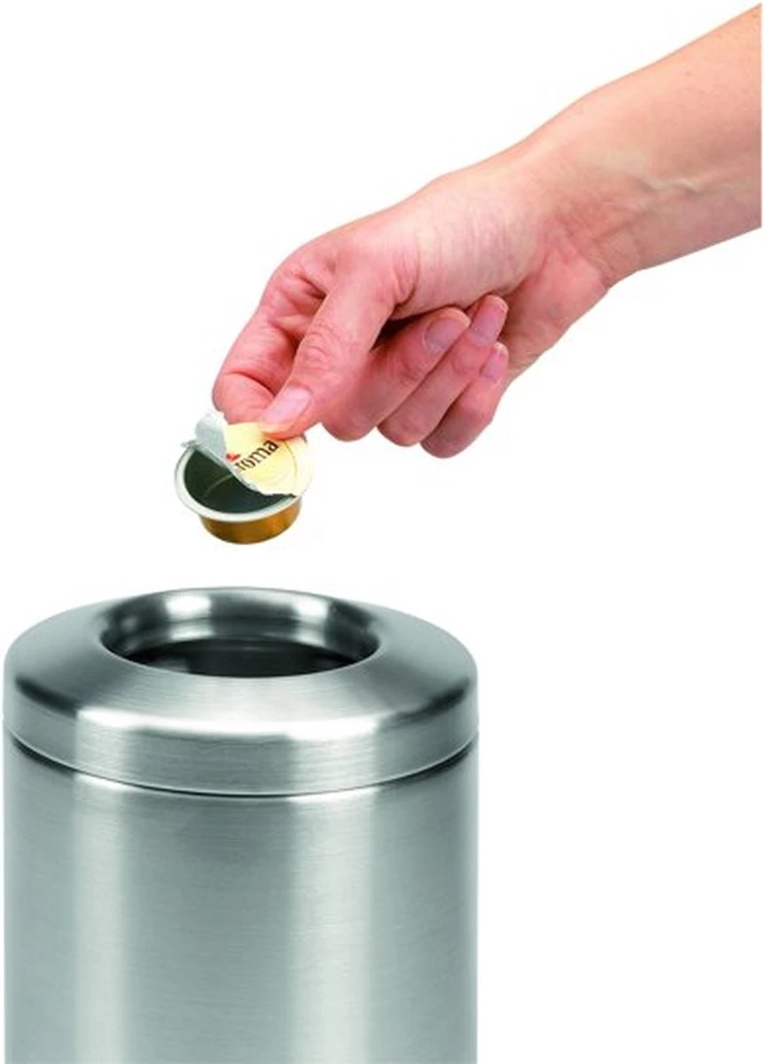 Brabantia Tafelafvalbakje - 2.3 L - Matt Steel 4 Brabantia Tafelafvalbakje - 2.3 L - Matt Steel - Afbeelding 2