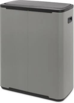 Brabantia Bo Touch Bin Prullenbak - 2 X 30 L - Mineral Concrete Grey 32 Brabantia Bo Touch Bin Prullenbak - 2 X 30 L - Mineral Concrete Grey -Mepal shop 863x1200 1