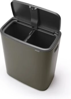 Brabantia Bo Touch Bin Prullenbak - 2 X 30 L - Platinum -Mepal shop 866x1200 4