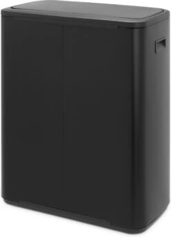 Brabantia Bo Touch Bin Prullenbak - 60 L - Matt Black -Mepal shop 867x1200 1
