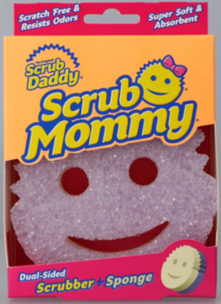 Scrub Daddy - Scrub Mommy Spons Krasvrij Dubbelzijdig Paars 6 Scrub Daddy - Scrub Mommy Spons Krasvrij Dubbelzijdig Paars - Afbeelding 4