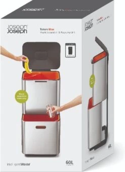 Joseph Joseph Intelligent Waste Prullenbak Totem Max - 60 L - Zwart -Mepal shop 874x1200 4