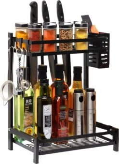 Pazzo Goods - Keuken Organizer - Keukenrek - Zwart - Metaal - 2 Laags - Multifunctioneel - Zwart - 15 Pazzo Goods - Keuken Organizer - Keukenrek - Zwart - Metaal - 2 Laags - Multifunctioneel - Zwart - -Mepal shop 875x1200 2