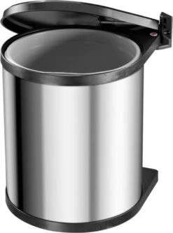 Hailo Compact-Box M Prullenbak - 15 L - Inbouwprullenbak - RVS -Mepal shop 889x1200 2
