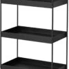 Merkloos 3 Tier Staande Planken Keuken Onder Kast Plank Douche Plank Badkamer Werkblad Organizer Ijdelheid Lade Cosmetica & Make-up Opslag Kruidenrek Zwart -Mepal shop 891x1200 2