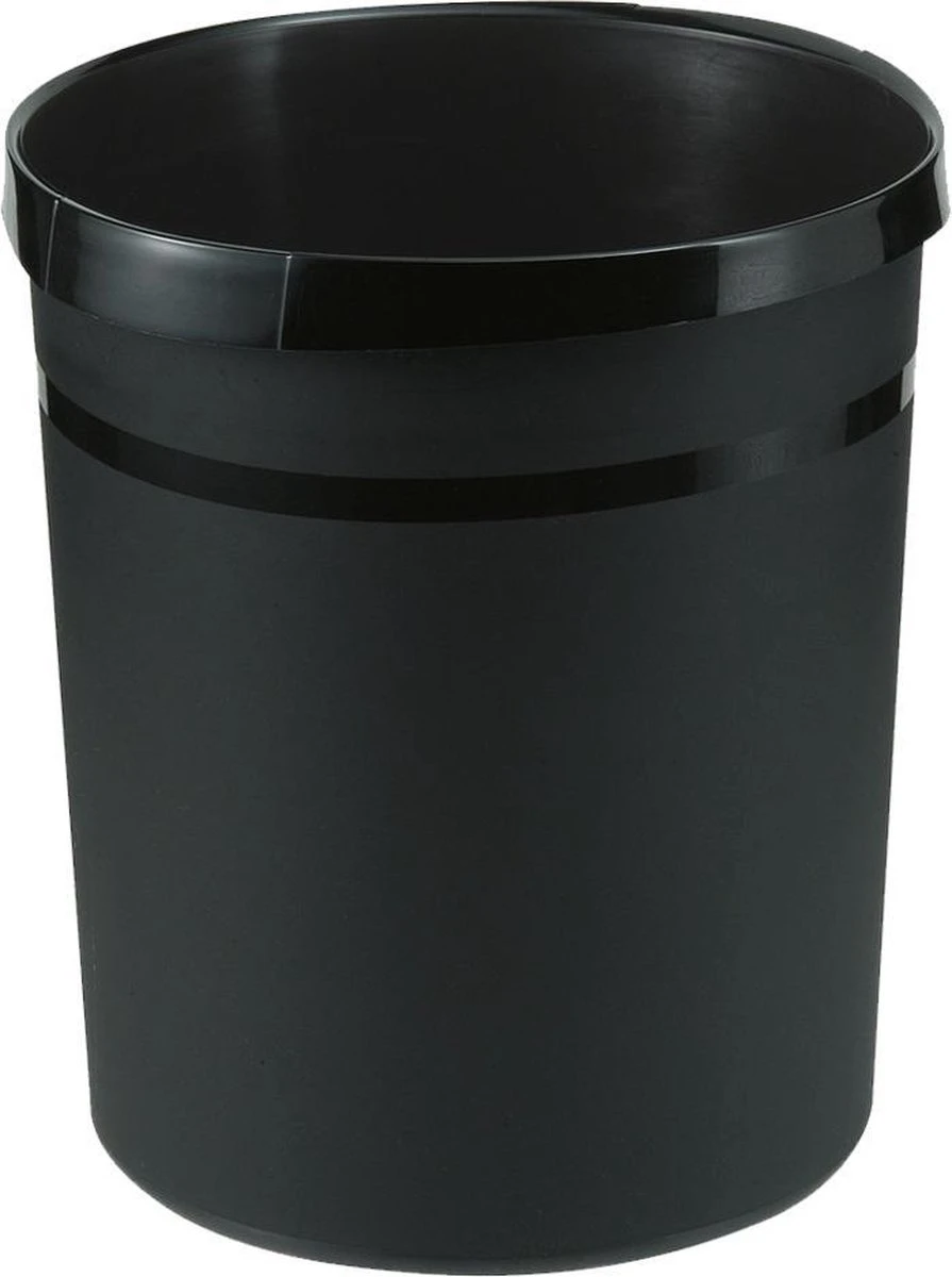 Papierbak HAN Grip 18 Liter Met 2 Grijpranden Zwart 3 Papierbak HAN Grip 18 Liter Met 2 Grijpranden Zwart
