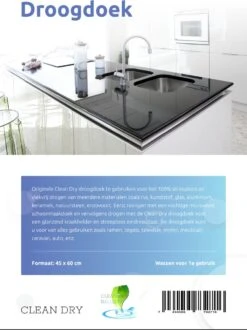 Ramen Doeken Clean Dry Droogdoek 45 X 60 Cm Met Fanatic 40 X 40 Cm Originele Raamdoeken -Mepal shop 897x1200 5