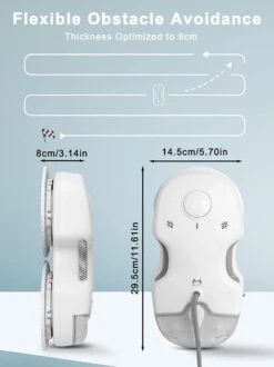 Hutt C6 Robot Ramen Reiniger Met Afstandsbediening - Ramen Wassen - Automatisch - Afstandsbediening - Anti Val - Wit -Mepal shop 899x1200 1