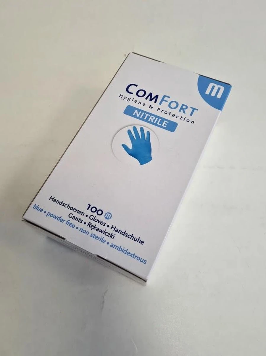 Merkloos Comfort Nitril Wegwerp Handschoenen - Poedervrij - Blauw - Maat M - 100 Stuks 6 Merkloos Comfort Nitril Wegwerp Handschoenen - Poedervrij - Blauw - Maat M - 100 Stuks - Afbeelding 4