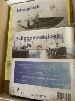 Merkloos Ramenset Raamdoeken Microvezel Glasdoeken Droogdoek Ramen Clean Dry Geel/Grijs -Mepal shop 899x1200 21