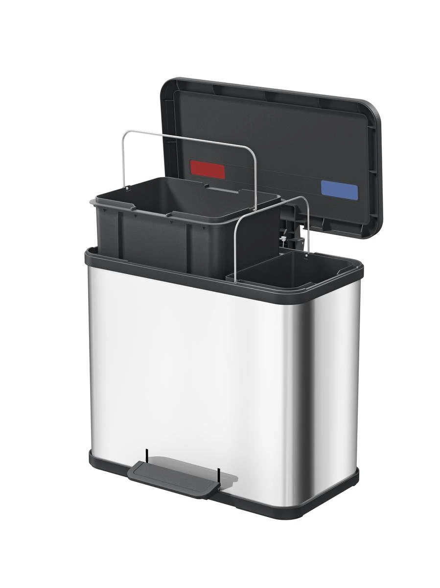 Hailo Öko Duo Plus L Prullenbak - 17L + 9L - Zwart 5 Hailo Öko Duo Plus L Prullenbak - 17L + 9L - Zwart - Afbeelding 3