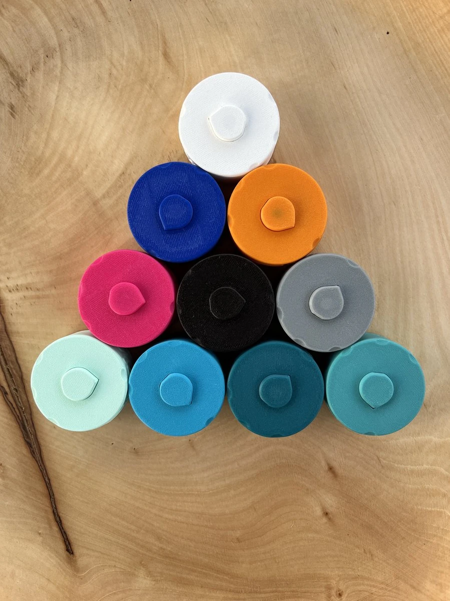 TasteDrops - Aroma Pod Case Houder - Te Gebruiken Voor Het Opbergen Van Air Up Pods - Pastel Groen Met Logo - Geschikt Voor Air Up Drinkfles Pods - Magnetisch Stapelbaar - 6 TasteDrops - Aroma Pod Case Houder - Te Gebruiken Voor Het Opbergen Van Air Up Pods - Pastel Groen Met Logo - Geschikt Voor Air Up Drinkfles Pods - Magnetisch Stapelbaar - - Afbeelding 4