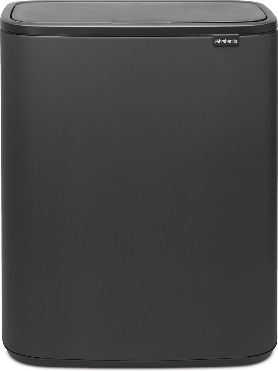 Brabantia Bo Touch Bin Prullenbak - 2 X 30 L - Mineral Infinite Grey 3 Brabantia Bo Touch Bin Prullenbak - 2 X 30 L - Mineral Infinite Grey