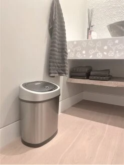 Rijoka Prullenbak Met Sensor Modern Design - 12L - RVS -Mepal shop 900x1200 25