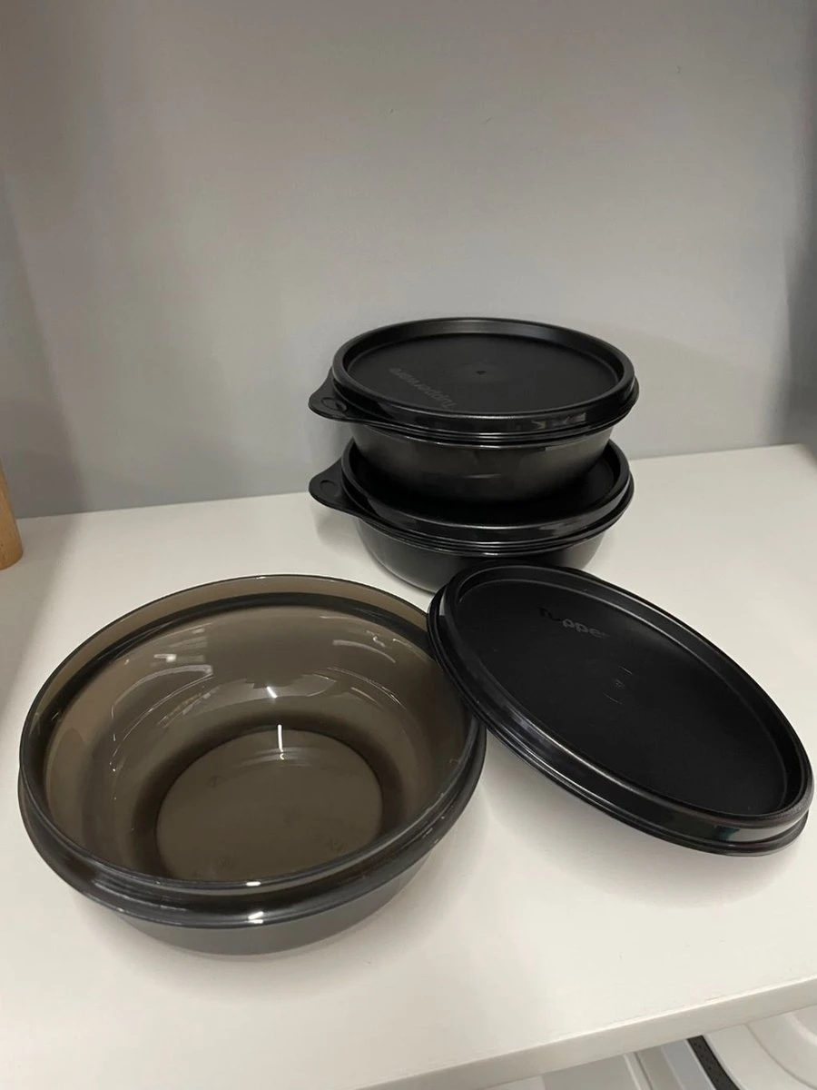 Tupperware Ruimteschaaltjes Black Editie 4 Tupperware Ruimteschaaltjes Black Editie - Afbeelding 2