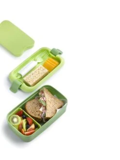 Curver Lunch&Go - Vershouddoos - Lunchbox - Inclusief Bestek - 2/3 Compartimenten - Groen -Mepal shop 900x1200 39