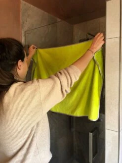 Microvezelstore.nl - Droogdoek Badkamer - Quick Dry / Fastdry Droogdoek - Groot 60x90cm - Groen -Mepal shop 900x1200 9