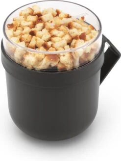 Brabantia Make & Take Soepbeker - 0,6 L - Kunststof - Dark Grey -Mepal shop 904x1200 3