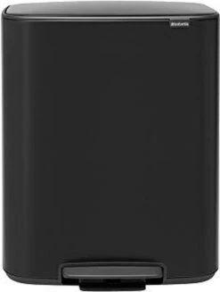 Brabantia Bo Prullenbak - 60 L - Matt Black -Mepal shop 907x1200 7