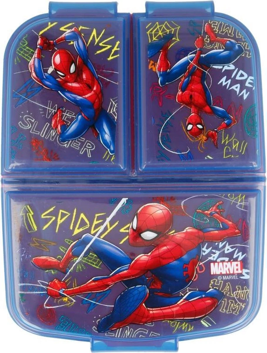 Spiderman Multi Brooddoos / Broodtrommel 5 Spiderman Multi Brooddoos / Broodtrommel - Afbeelding 3