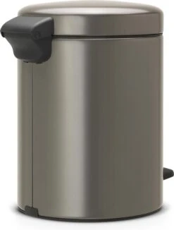 Brabantia NewIcon Prullenbak - 2 X 2 L - Platinum -Mepal shop 910x1200 4