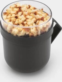 Brabantia Make & Take Soepbeker - 0,6 L - Kunststof - Dark Grey -Mepal shop 912x1200 3