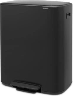 Brabantia Bo Prullenbak - 60 L - Met 80 Vuilniszakken - Matt Black -Mepal shop 915x1200 1