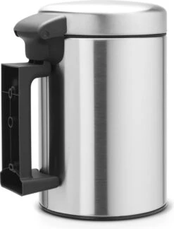 Brabantia NewIcon Wandprullenbak - 3 L - Matt Steel -Mepal shop 916x1200 5
