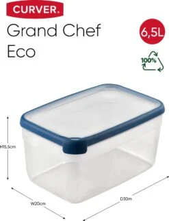 Curver Vershoudbakje Chef Eco 6,5 L Transparant -Mepal shop 918x1200 1