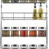 KitchenBrothers Ophangbaar Kruidenrek Voor 32 Kruidenpotjes - Spice Rack – Keuken Rek - Kruiden Organizer - Specerijen Opbergen - 4 Laags - 40 X 6.3 X 50 Cm - RVS -Mepal shop 926x1200 5