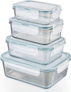 GOURMETmaxx Klick-it Glazen Bewaardozen, Set Van 4 Potten Met Deksels | Vaatwasmachine-, Magnetron- En Vriezerbestendig, Deksels Met Siliconen Afdichting En 4-weg Kliksluiting Transparent 15 GOURMETmaxx Klick-it Glazen Bewaardozen, Set Van 4 Potten Met Deksels | Vaatwasmachine-, Magnetron- En Vriezerbestendig, Deksels Met Siliconen Afdichting En 4-weg Kliksluiting Transparent -Mepal shop 932x1200 2