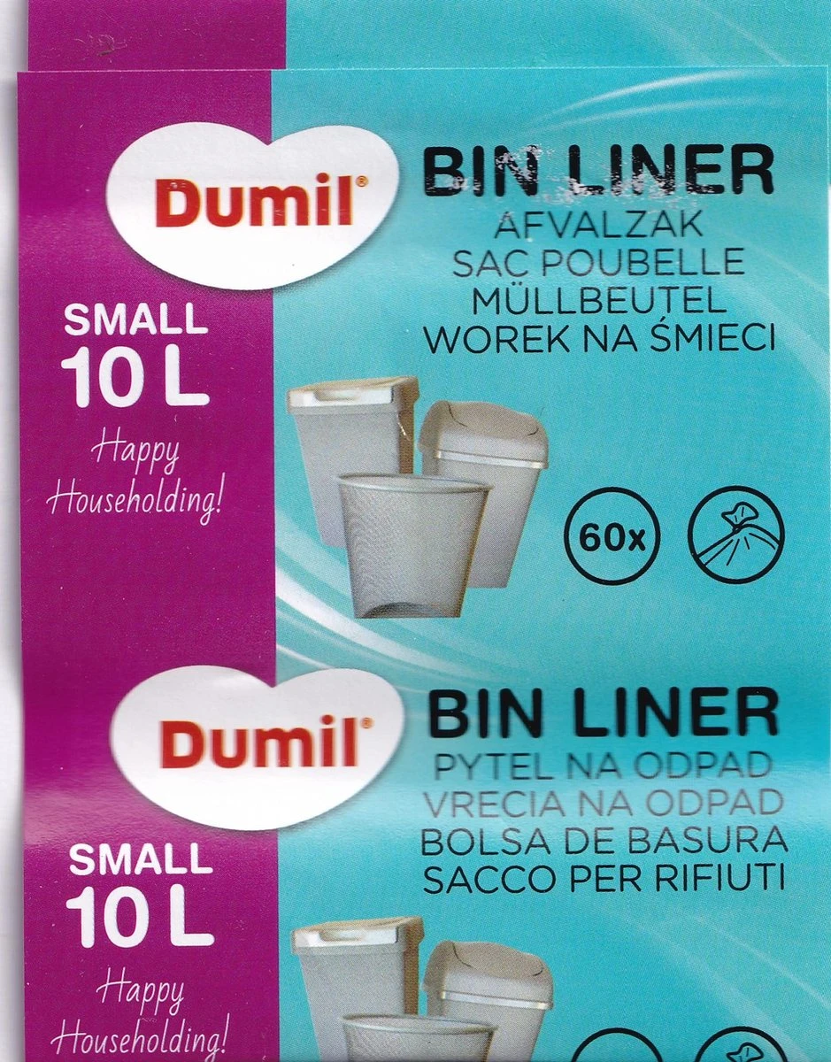 Dumil Pedaalemmerzakje - 10 Liter - 60 Stuks 3 Dumil Pedaalemmerzakje - 10 Liter - 60 Stuks