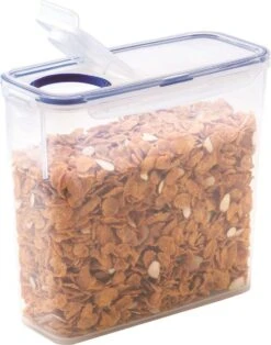 Lock&Lock Vershouddoos - Bewaardoos Met Deksel - Voorraaddoos - Voorraadpot - Voor Ontbijtgranen En Cornflakes - Waspoeder Opbergdoos - Voercontainer - 3,4 Liter